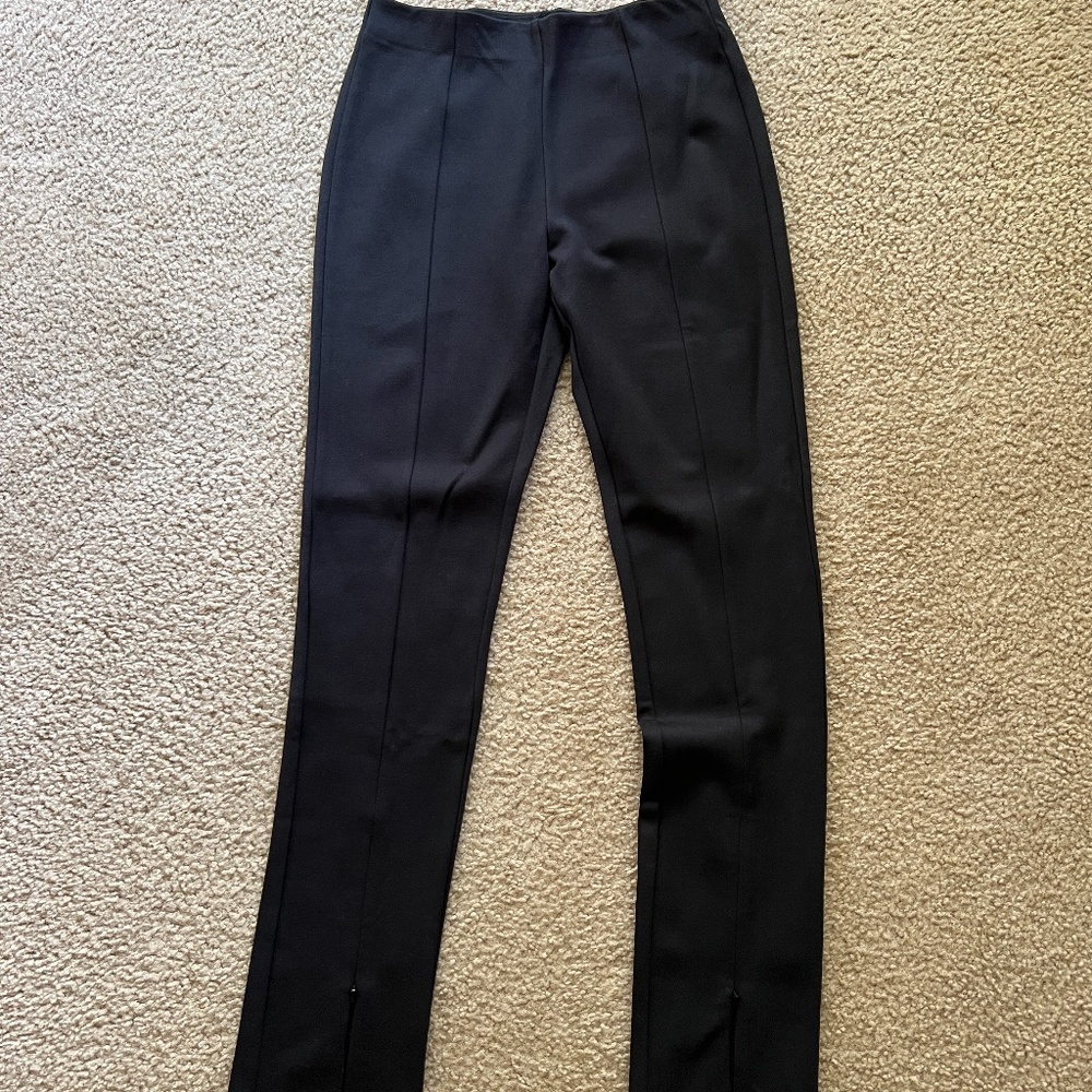 Petal & Pup Slit Bottom Ponte Pants - Black - Women's Size US 6